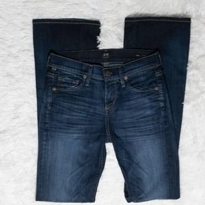 Citizen of Humanity Dita Dark Wash Petite Bootcut Leg Sz 24